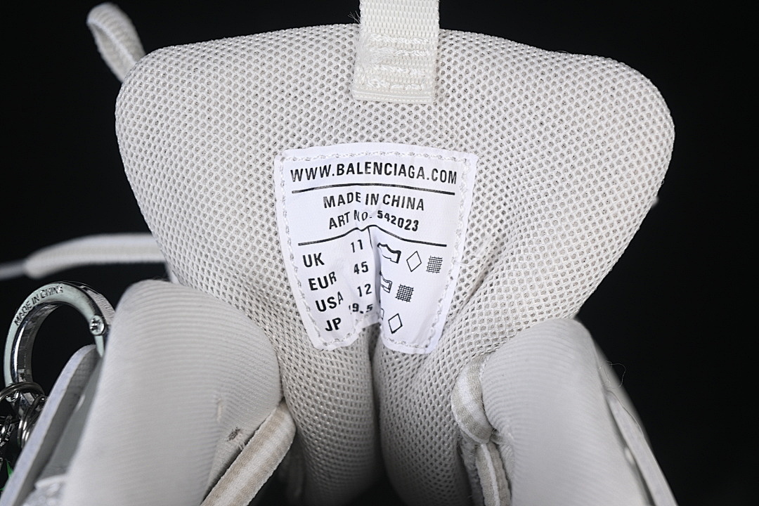 Balenciaga [WTRHM9000]-[CHARMS MAN TRENDY RUNNING SHOES WHITE/BEIGE]-[WOMAN:35-39]-[MAN:40-46] - Image 6