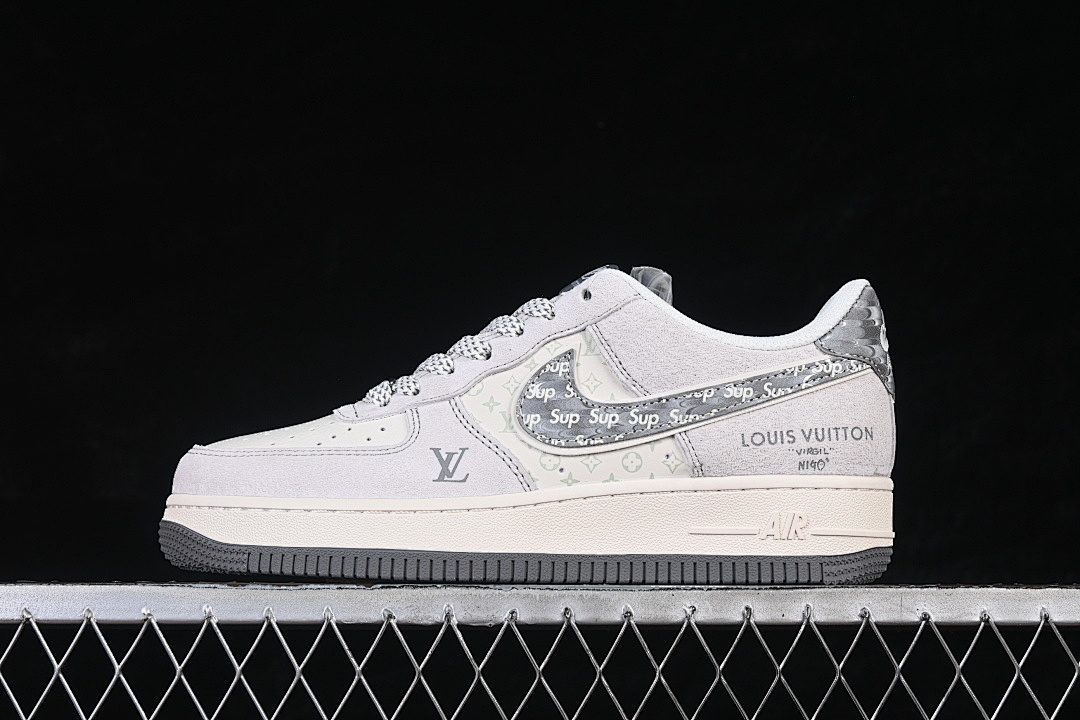 Nike Nike AIR FORCE 1 07 LOW LOW-TOP CASUAL SNEAKERS WHITE/GREY · CX5050-Y48, photo 1