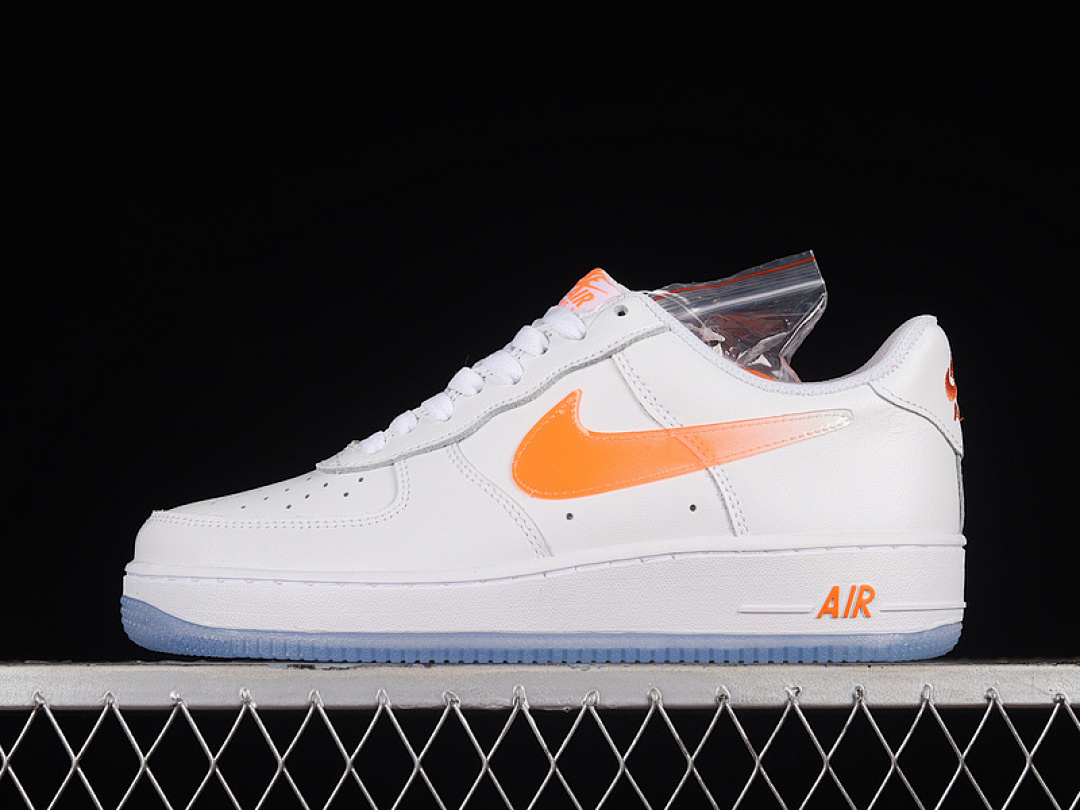 Nike [CO3363-362]-[AIR FORCE 1 LOW 07 WHITE/WHITE/ORANGE]-[WOMAN:36-39]-[MAN:40-45], photo 1