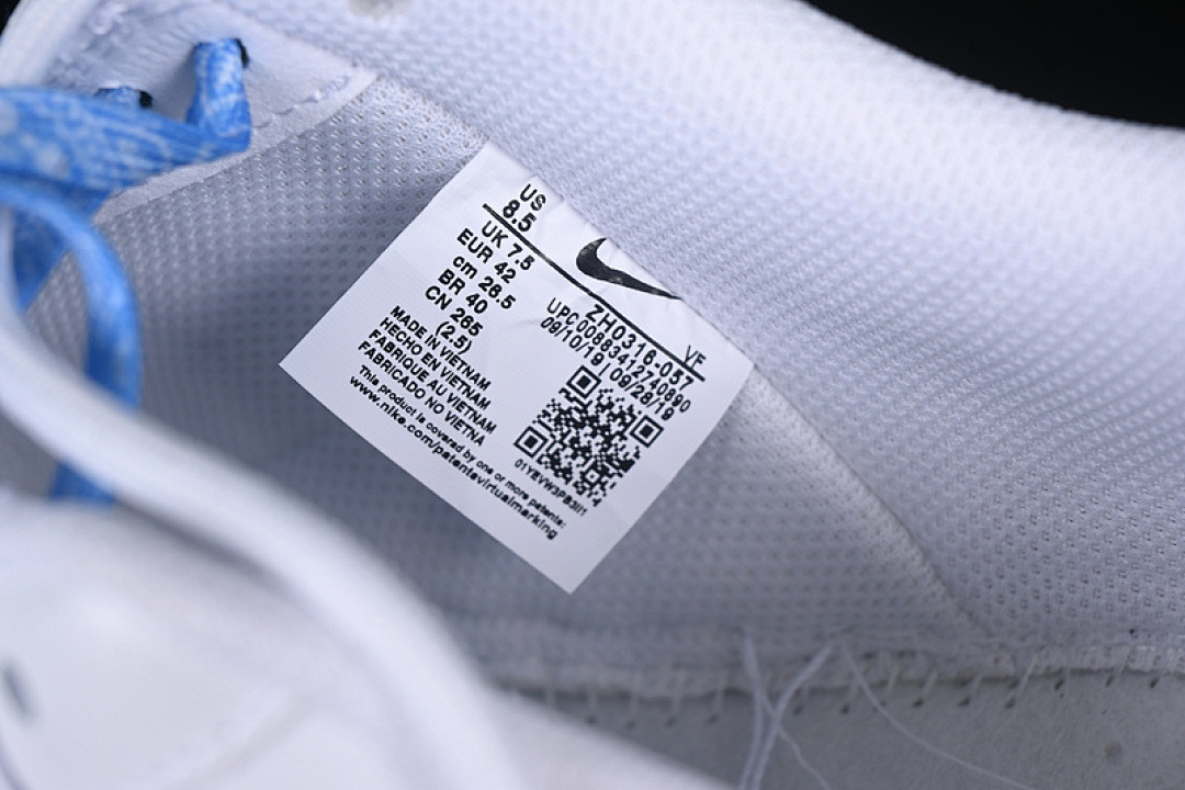 Nike [ZH0316-057]-[AIR FORCE 1 07 LOW BLUE/WHITE]-[WOMAN:36-39]-[MAN:40-45] - Image 6