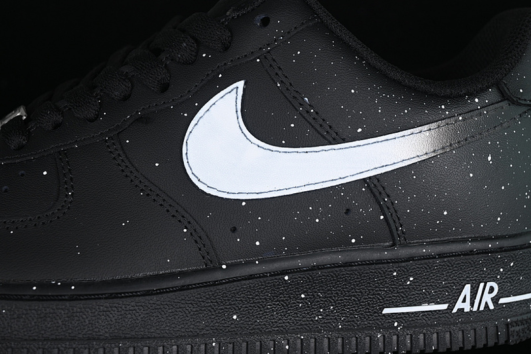 Nike [ZH0316-046]-[AIR FORCE 1 07 LOW BLACK/WHITE]-[WOMAN:36-39]-[MAN:40-45] - Image 8