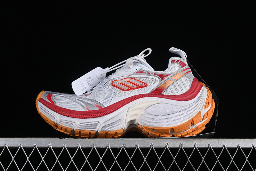 Balenciaga TRACK SNEAKER WHITE/SILVER/RED/ORANGE · W2MV29060, photo 1
