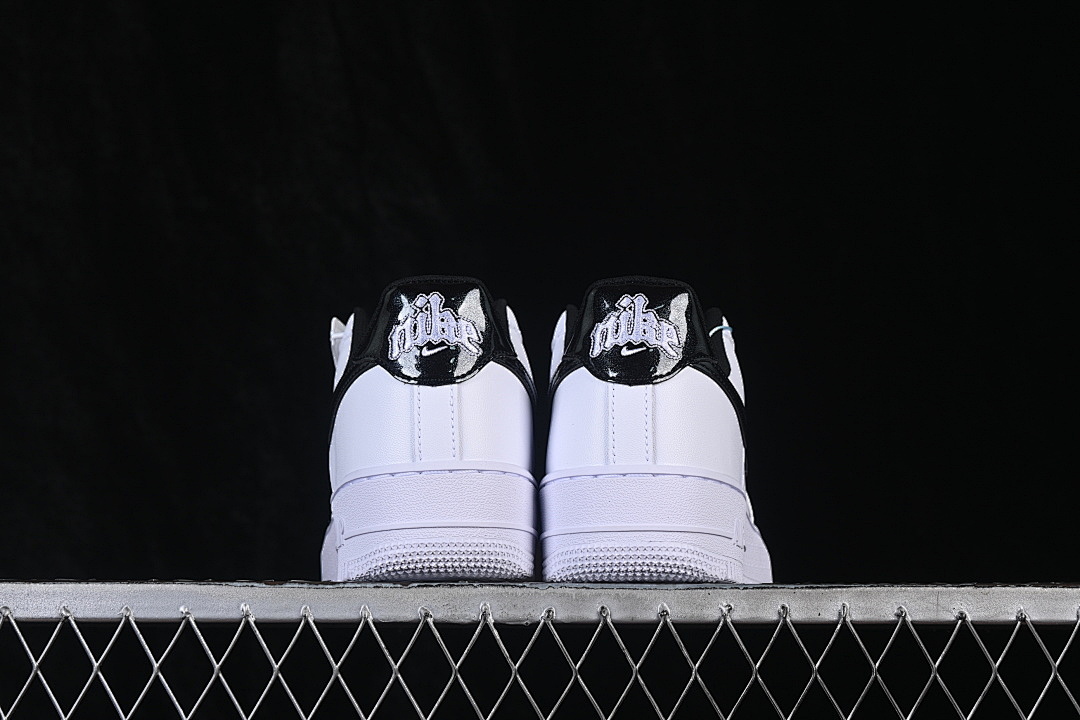 Nike [HF2898-101]-[AIR FORCE 1'07 LOW CASUAL SNEAKERS BLACK/WHITE]-[WOMAN:36-39]-[MAN:40-45] - Image 13