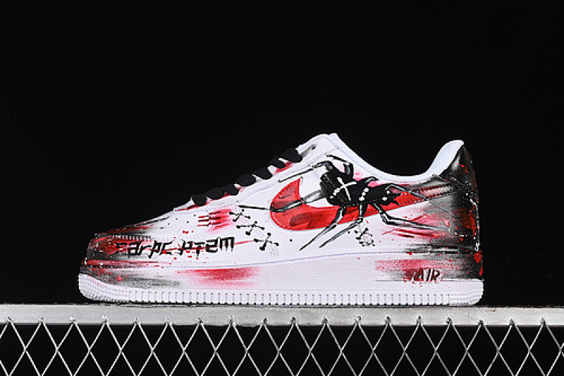 Nike Nike AIR FORCE 1 07 LOW BLACK/WHITE/RED · CW8822-011, photo 1