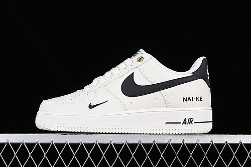 Nike Nike AIR FORCE 1 07 LOW NAI-KE WHITE/GREY/BLACK · NK0621-922, photo 1