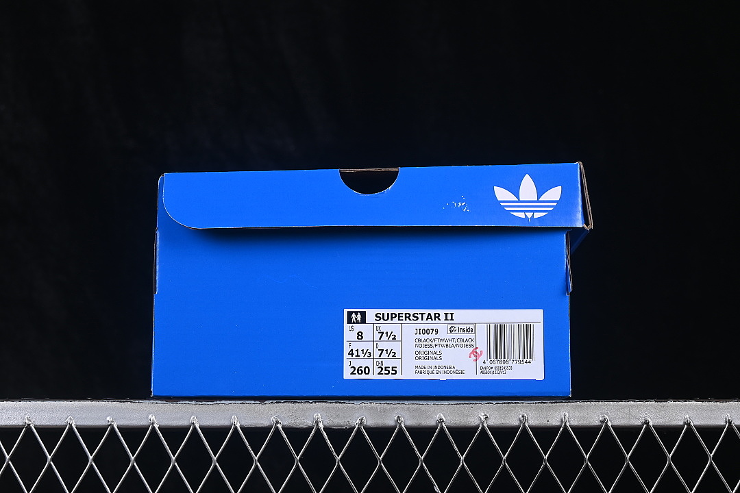 Unbranded [JI0079]-[SUPERSTAR II SHELL TOE CASUAL SNEAKERS BLACK/INKINESS]-[WOMAN:36-39]-[MAN:40-45] - Image 11