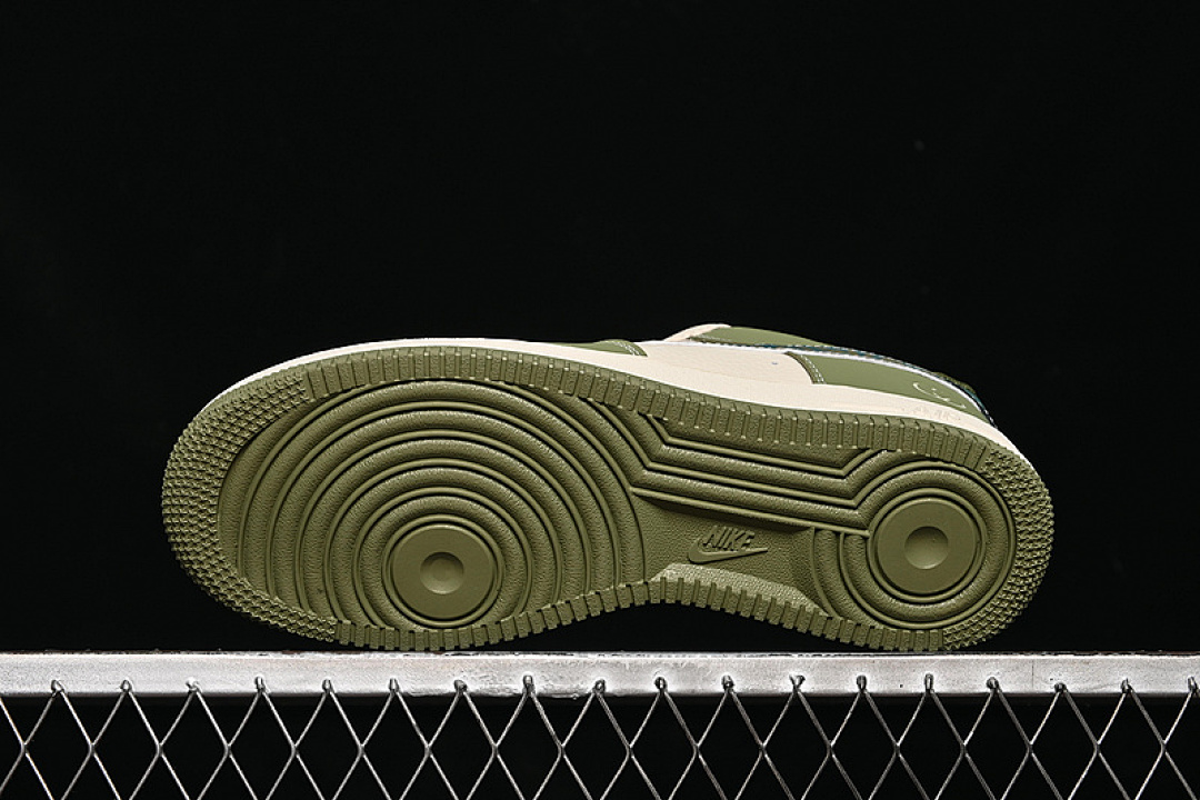 Nike [KK1988-094]-[AIR FORCE 1 07 LOW WHITE/GREY/GREEN]-[WOMAN:36-39]-[MAN:40-45] - Image 15
