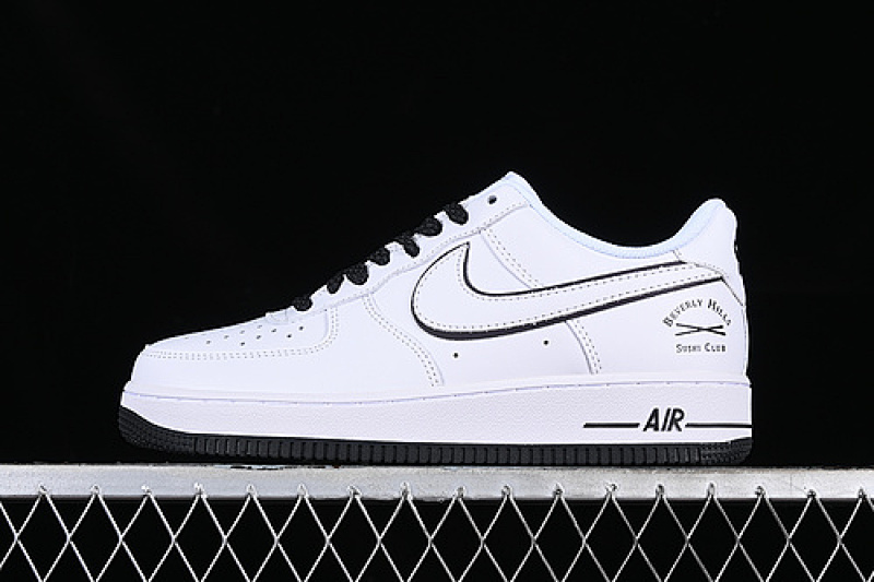 Nike Nike AIR FORCE 1 07 LOW SUSHI CLUB WHITE/BLACK · NS0517-002, photo 1