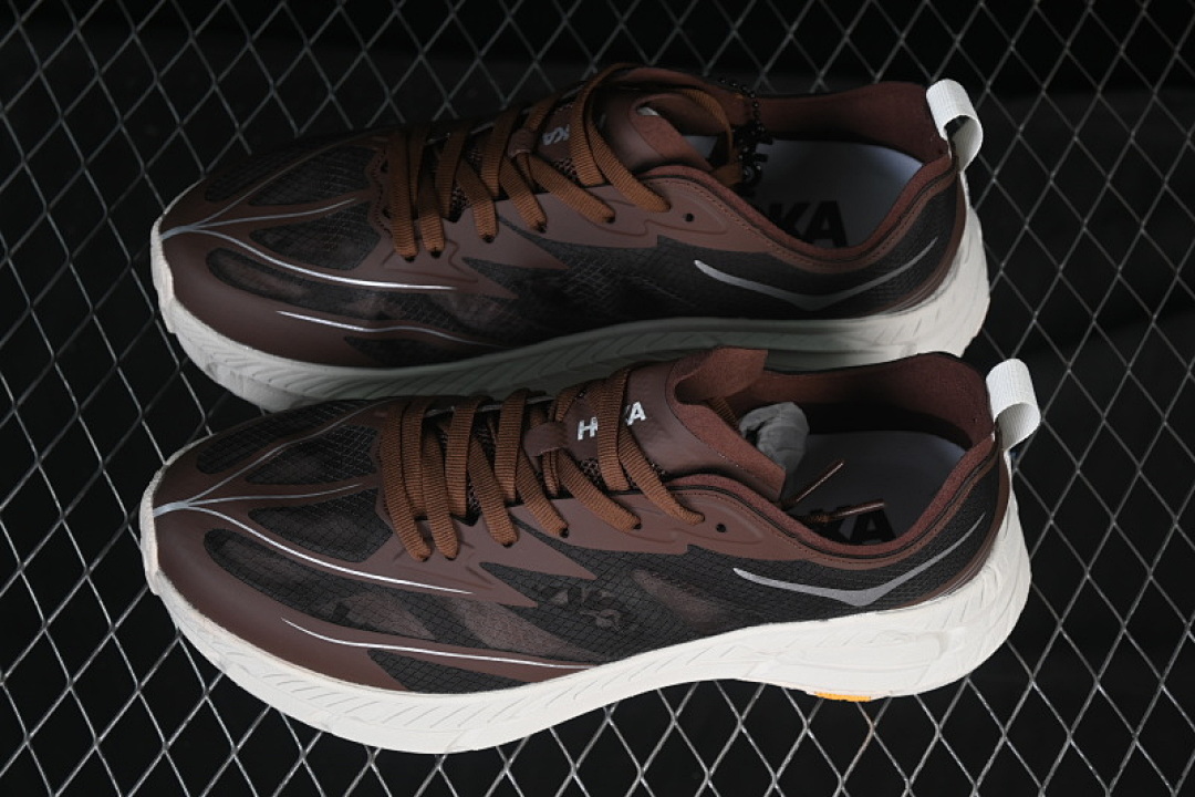 Hoka [1168450 CWTM]-[HOKA ONE SATISFY RUNNING MAFATE TRAIL WHITE/BROWN/BLACK]-[UNISEX:36-45] - Image 10