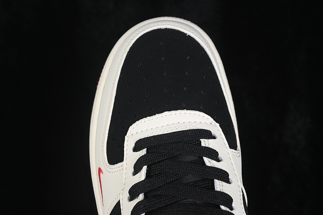 Nike [DF0188-150]-[AIR FORCE 1 07 LOW CASUAL SNEAKERS WHITE/BLACK/RED]-[WOMAN:36-39]-[MAN:40-45] - Image 10