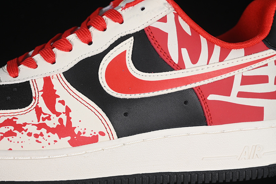 Nike [DF0188-020]-[AIR FORCE 1 07 LOW WHITE/RED/BLACK]-[WOMAN:36-39]-[MAN:40-45] - Image 8