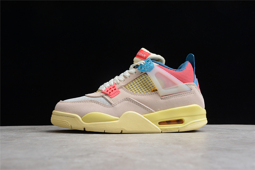 Jordan [DC9533-800]-[UNION LA X AIR JORDAN 4 RETRO GUAVA ICE/LIGHT BONE/BRIGADE BLUE/LIGHT FUSION (RED]), photo 1
