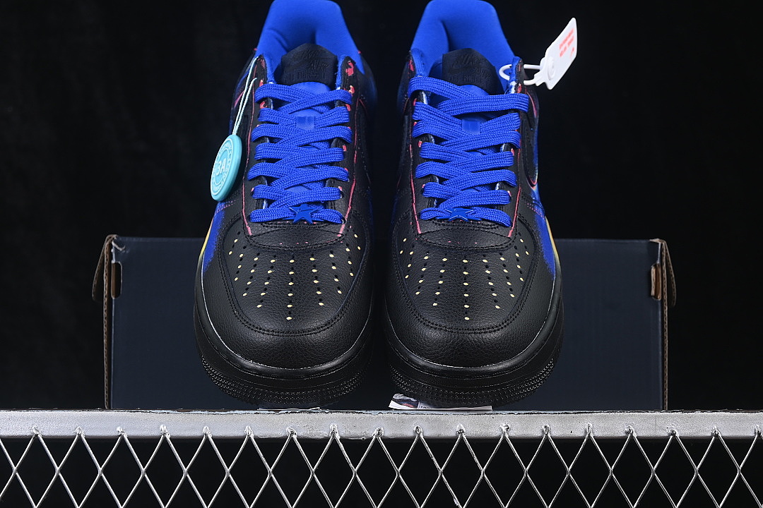 Nike [IB6834-001]-[AIR FORCE 1 07 LOW CASUAL SNEAKERS DARK BLUE/BLACK]-[WOMAN:36-39]-[MAN:40-45] - Image 12