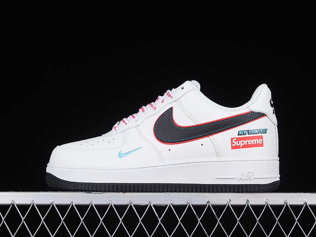 Nike [BS8856-816]-[AIR FORCE 1 LOW 07 WHITE/BLACK/RED]-[WOMAN:36-39]-[MAN:40-45], photo 1