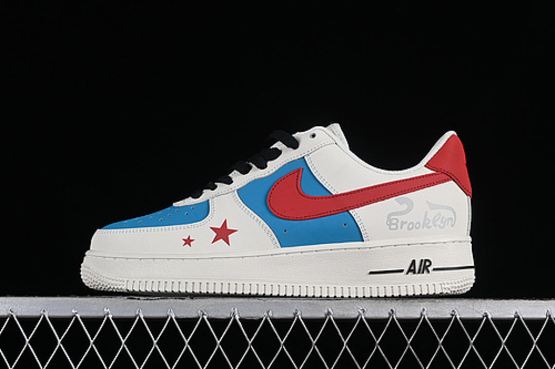 Nike Nike AIR FORCE 1 07 LOW WHITE/RED/BLUE/BLACK · DM0211-002, photo 1