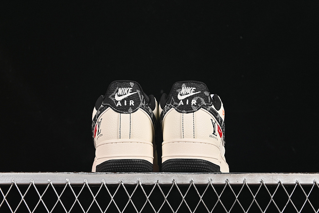 Nike [YX5066-347]-[AIR FORCE 1 07 LOW LV WHITE/GREY/BLACK]-[WOMAN:36-39]-[MAN:40-45] - Image 12