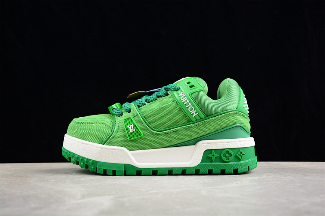 Louis Vuitton [L*V TRAINER MAXI WHITE/GREEN]-[WOMAN:35-39]-[MAN:40-45] - Image 15