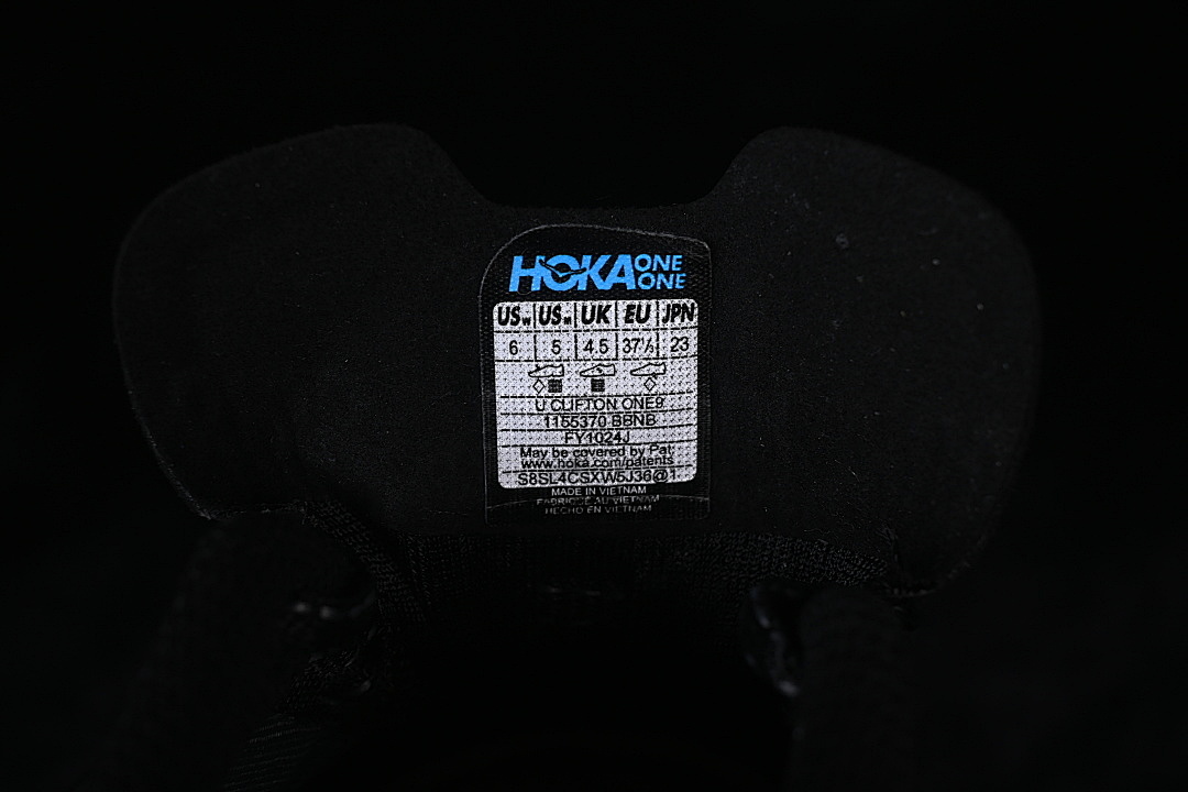 On Running [1155370 BBNB]-[ONE ONE CLIFTON 9 KNITTED MESH RUNNING SHOES BLACK/INKINESS]-[WOMAN:36-39]-[MAN - Image 5