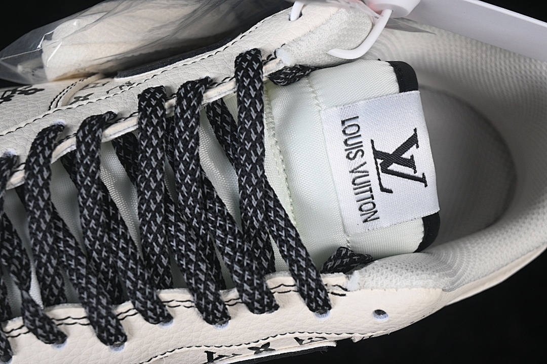 Nike [DD1982-345]-[AIR FORCE 1 07 LOW CASUAL SNEAKERS WHITE/BLACK/WHITE]-[WOMAN:36-39.5]-[MAN:40-45] - Image 9