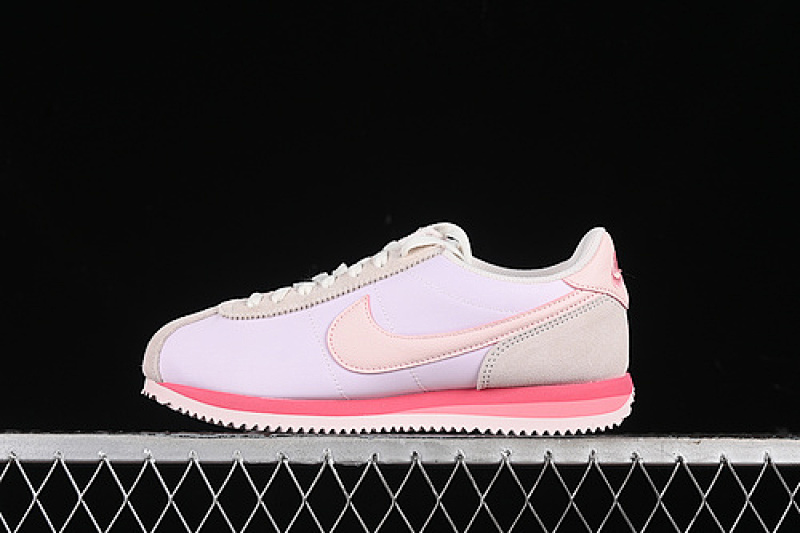 CLASSIC CORTEZ LEATHER WHITE/GREY/PINK · HF6410-666, photo 1