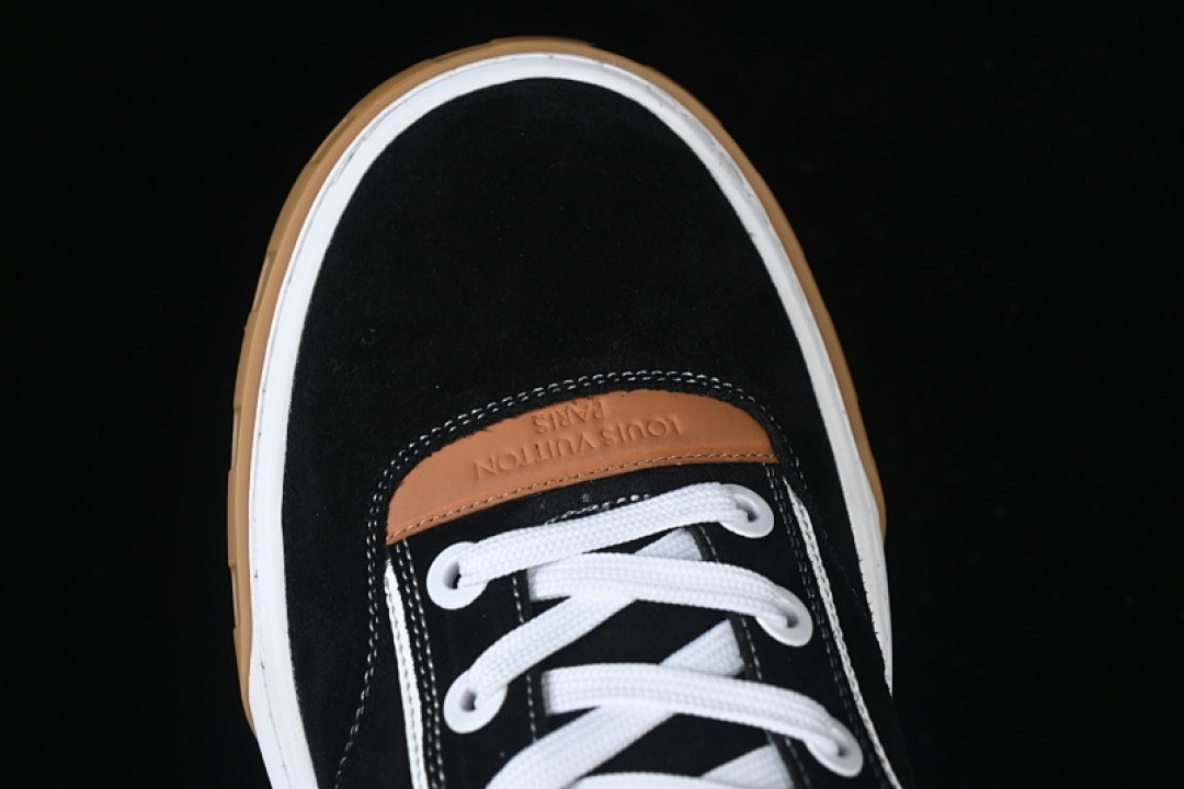 Louis Vuitton [LOUIS VUITTON SKATE SNEAKER CLASSIC 2025SS BLACK/WHITE]-[MAN:39-45] - Image 9