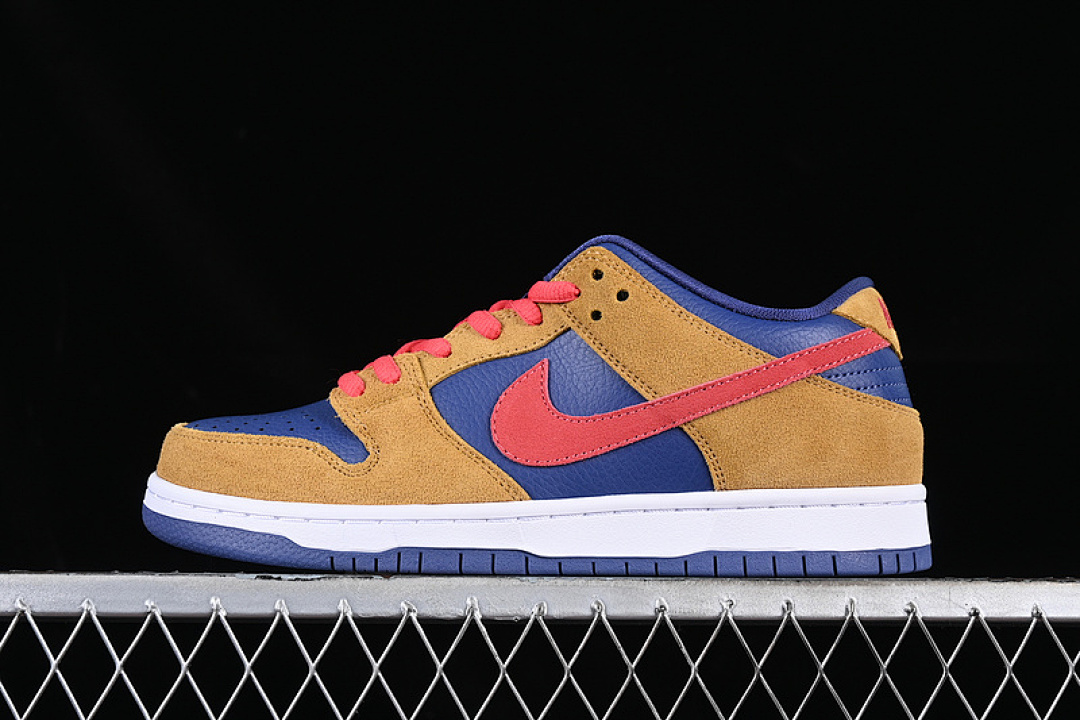 Purple [BQ6817-700]-[DUNK LOW SB REVERSE PAPA BEAR WHEAT/LIGHT FUSION RED/DARK PURPLE]-[UNSIZE:36-46], photo 1