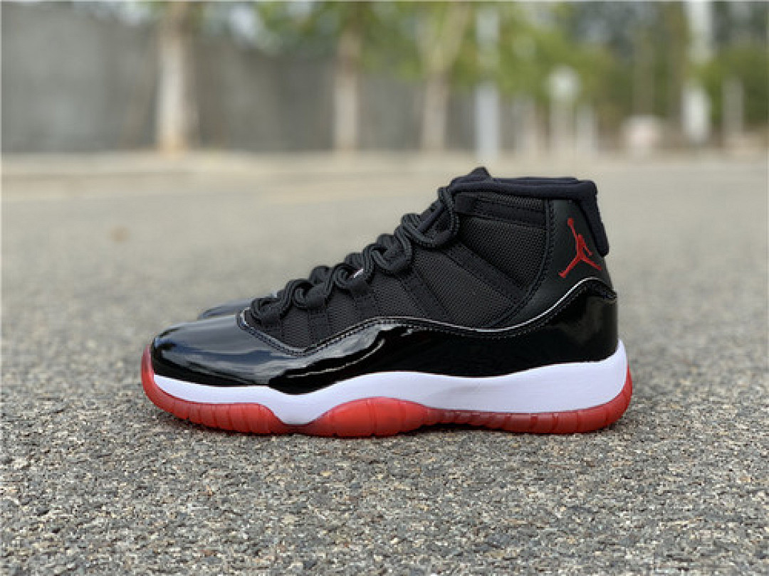 Jordan AIR Jordan 11 RETRO GS BRED 2019 BLACK/WHITE-VARSITY RED · 378038-061, photo 1