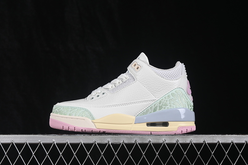 Jordan AIR Jordan 3 EASTER AJ3 CASUAL SNEAKERS WHITE/BLUE · IF4396-100, photo 1