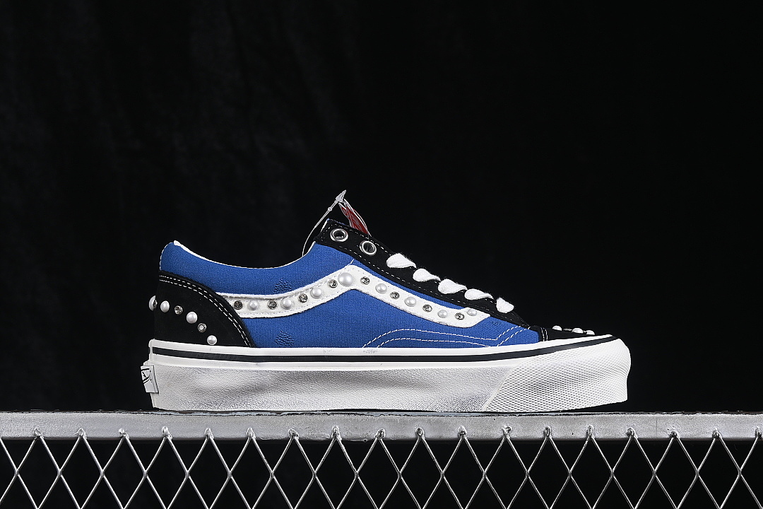 Unbranded [VN000E8VYA6]-[LX OLD SKOOL 36 BLACK/NAVY]-[WOMAN:35-39]-[MAN:40-44] - Image 15