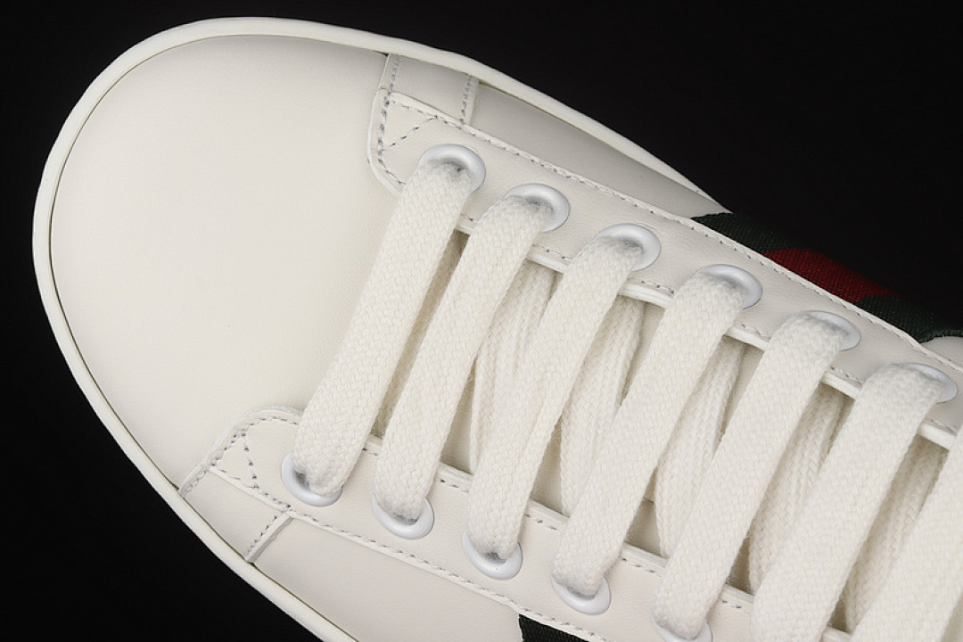 Gucci [04GGO9085]-[GU*CCI ACE EMBROIDERED SNEAKERS BLACK/GREEN/RED]-[WOMAN:35-39]-[MAN:40-44] - Image 9