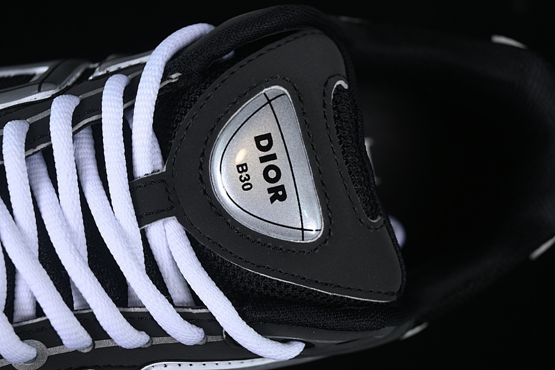 Dior [CASUAL SNEAKERS BLACK/WHITE]-[WOMAN:35-39]-[MAN:40-46] - Image 9