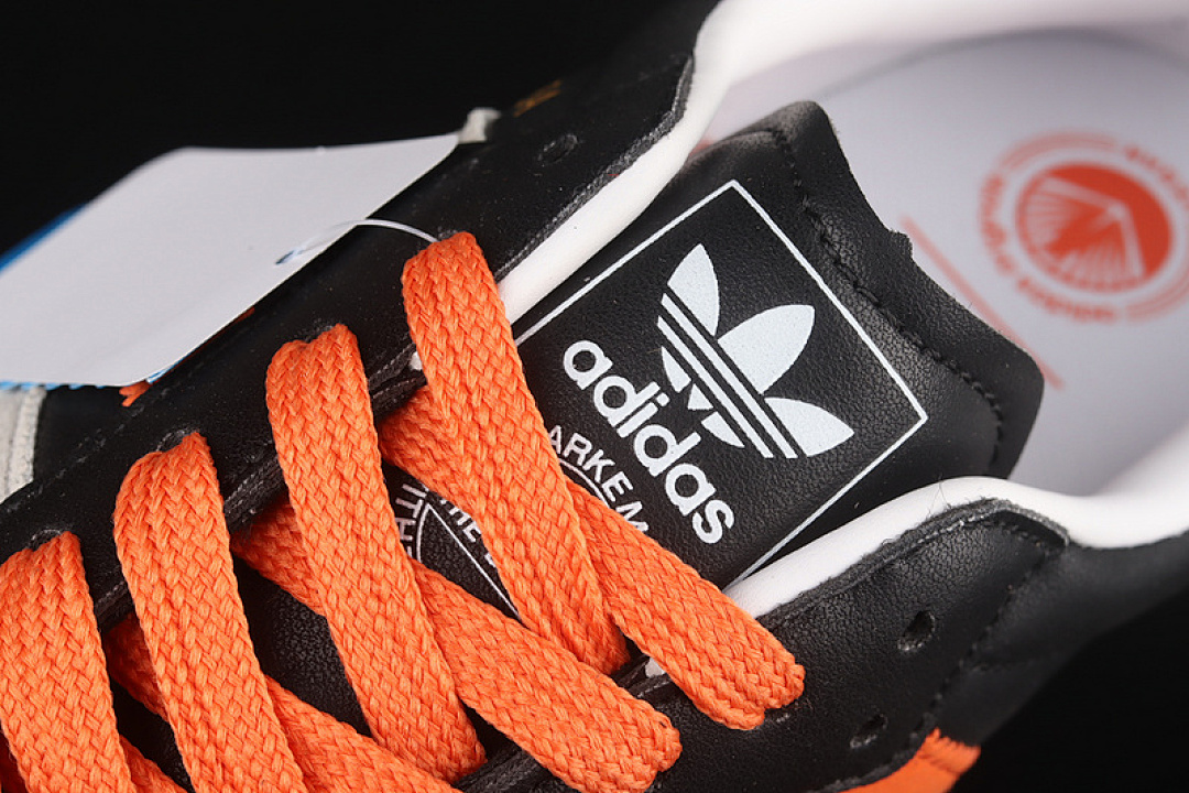 Adidas [FW2428]-[SAMBA VEGAN SHOES CORE BLACK/ORANGE/CLOUD WHITE]-[MAN:39-45] - Image 9
