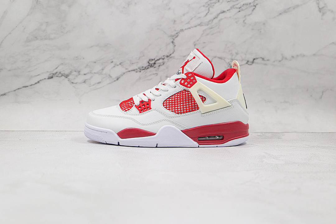 Jordan AIR Jordan 4 RETRO ALTERNATE 89 WHITE/BLACK-GYM RED · 308497-106, photo 1