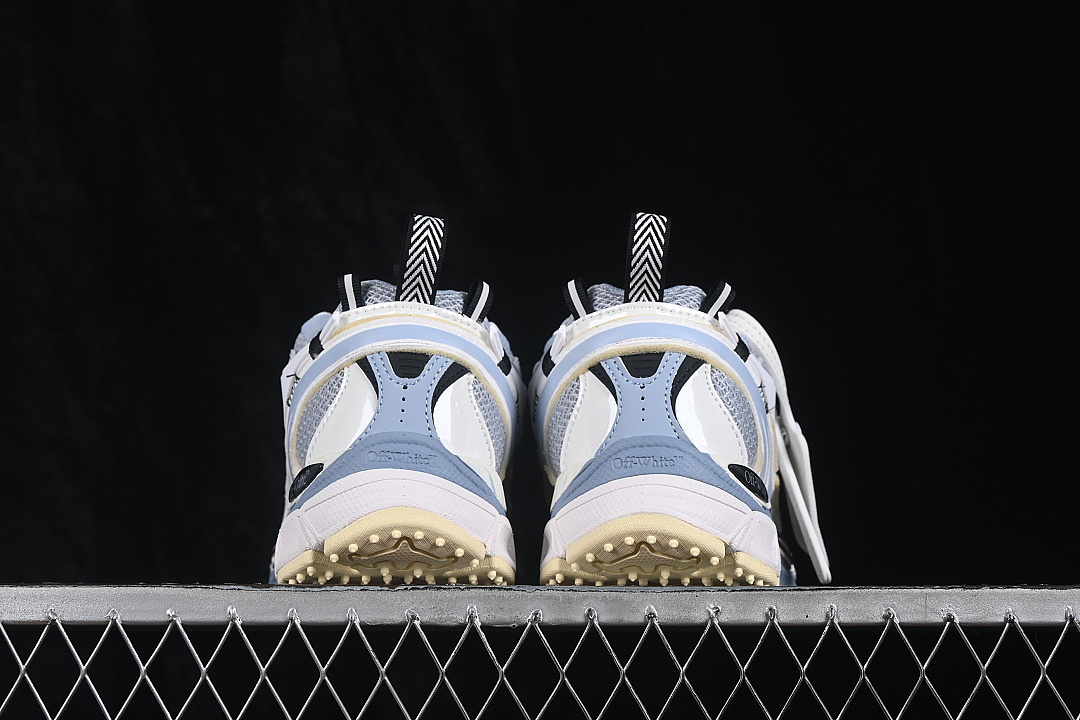 Unbranded [VIRGIL ABLOH CO BRANDED RETRO RUNNING SHOES LIGHT BLUE/WHITE]-[WOMAN:36-39]-[MAN:40-47] - Image 13