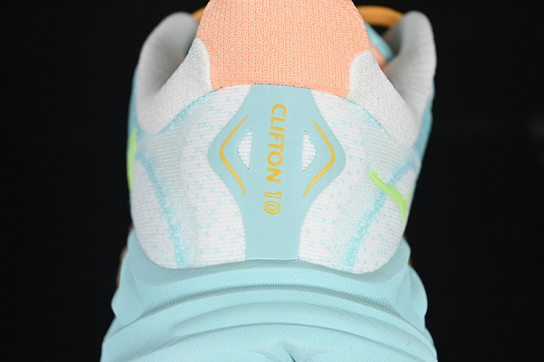 On Running [1162030 BPRK]-[HOKA ONE CLIFTON 10 WHITE/BLUE/GREEN/ORANGE]-[WOMAN:36-39]-[MAN:40-45] - Image 7