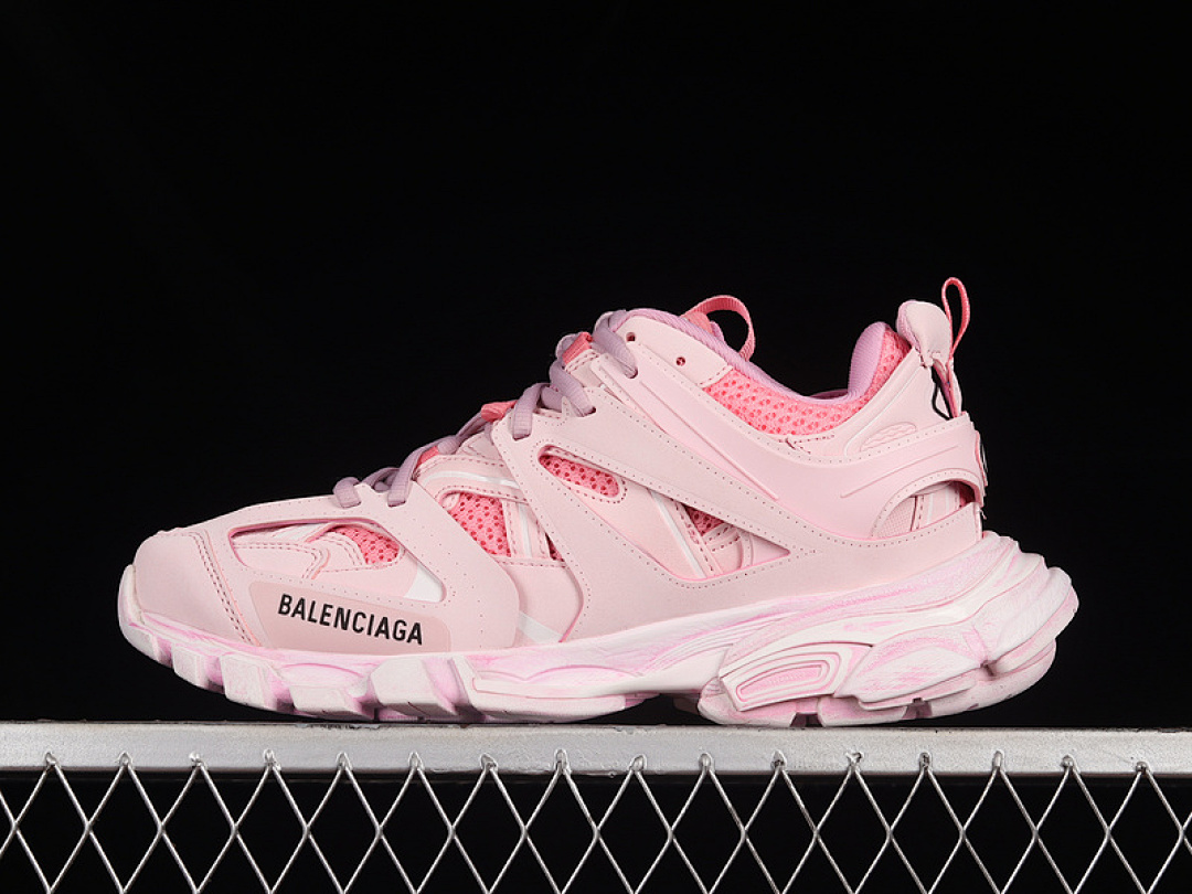 Unbranded [W3CN25000]-[BA*LEN*CIAGA TRACK TESS S.GOMMA SNEAKER LIGHT PINK/PINK/BLACK]-[WOMAN:35-40], photo 1