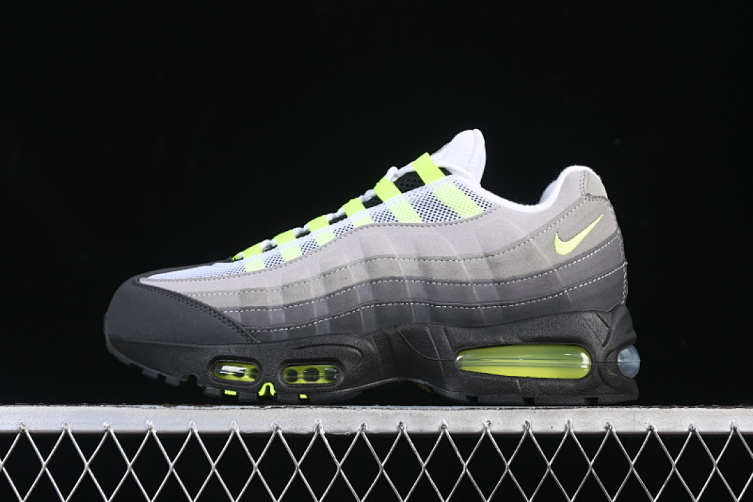 Unbranded [HM4740-001]-[AIR MAX 95 OG AIR CUSHION SHOES BLACK/WHITE/GRASS GREEN/GREY]-[MAN:40-48.5], photo 1