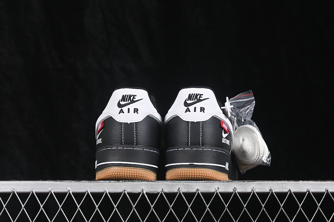 Nike [DD1982-367]-[AIR FORCE 1 07 LOW CASUAL SNEAKERS BLACK/WHITE]-[WOMAN:36-39]-[MAN:40-45] - Image 13