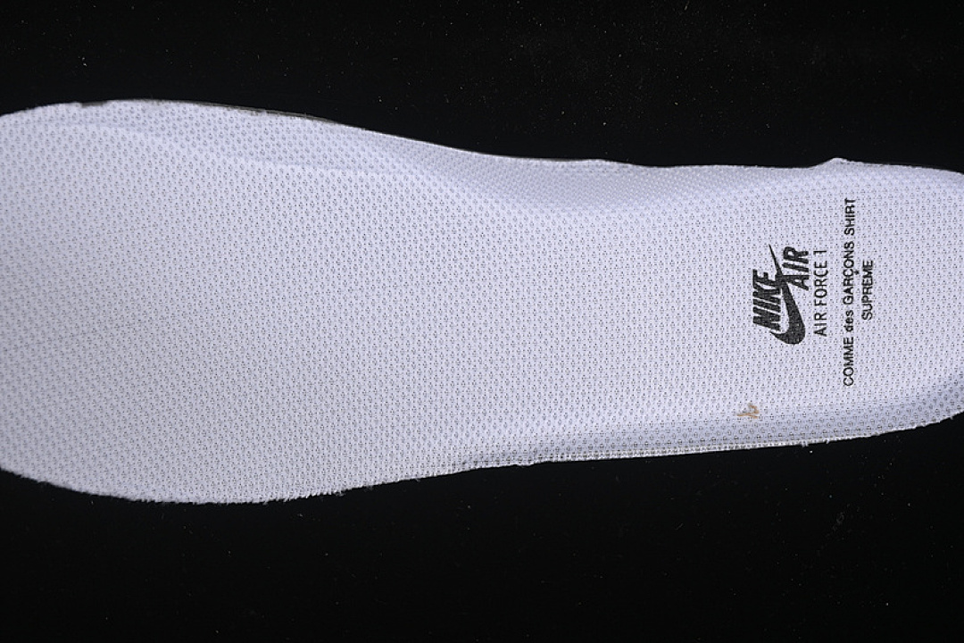 Nike [923044-100]-[CDG SUPREME AIR FORCE 1 07 LOW COMME DES GARCONS SHIRT WHITE/WHITE/WHITE]-[36-45] - Image 4