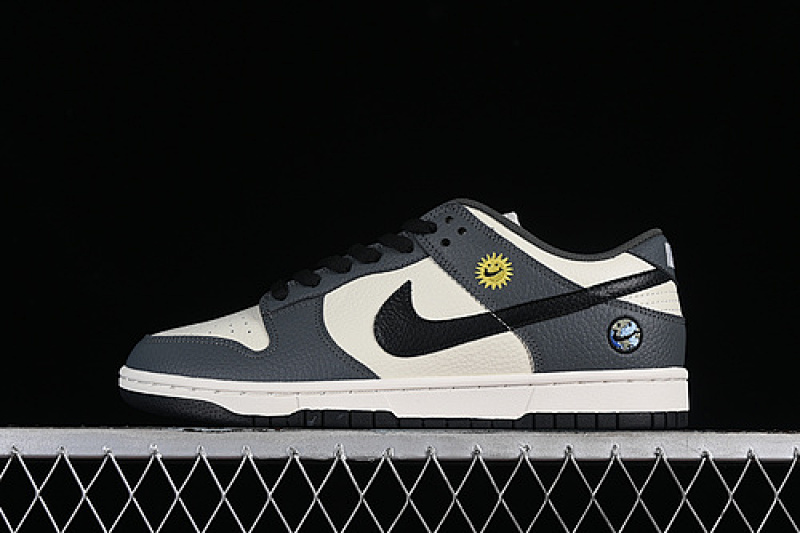 Nike SB DUNK LOW WHITE/BLACK/GREY · BB1609-116, photo 1