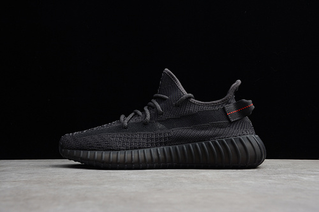 Adidas [FU9006]-[CJ YEEZY BOOST 350 V2 NON-REFLECTIVE BLACK/BLACK/BLACK]-[UNISEX:36-47], photo 1