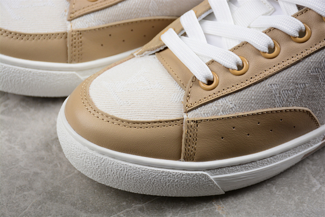 Chanel [L*V TRAINER SNEAKERS WHITE/WHITE/BROWN]-[WOMAN:35-39]-[MAN:40-45] - Image 13