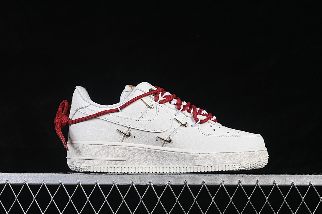 Nike [FV3654-111]-[AIR FORCE 1 07 LOW WHITE/RED/WHITE]-[WOMAN:36-39]-[MAN:40-45] - Image 16