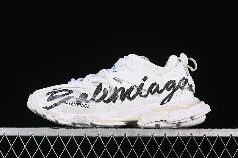 Balenciaga Balenciaga TRACK SNEAKER TESS S.GOMMA RES BI ALV/TIS EFF NUBUK/TIS E WHITE/BLACK · WTRHW9010, photo 1