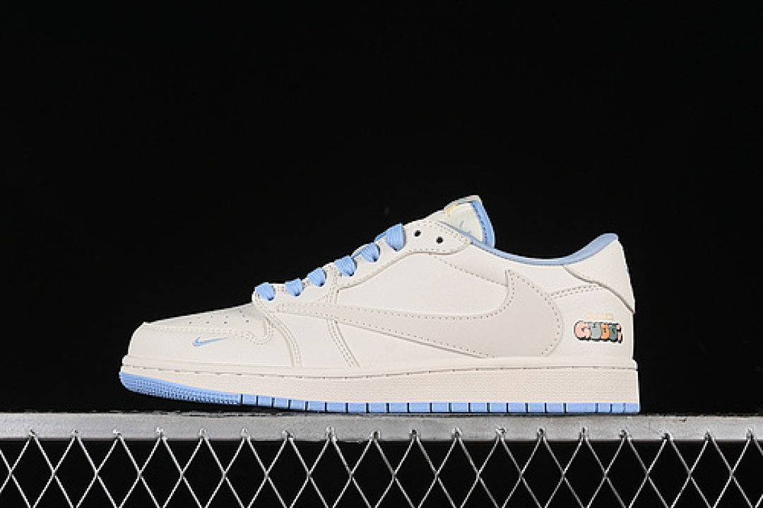 Jordan [DM6688-608]-[TRAVIS SCOTT X FRAGMENT DESIGN AIR JORDAN 1 LOW OG SP OFF WHITE/BLUE]-[36-45], photo 1