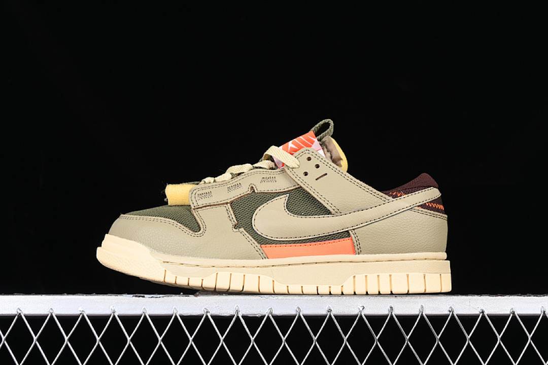 Unbranded [DV0821-200]-[AIR DUNK JUMBO MEDIUM OLIVE/NEUTRAL OLIVE/EARTH/SAFETY ORANGE]-[UNSIZE:36-45], photo 1