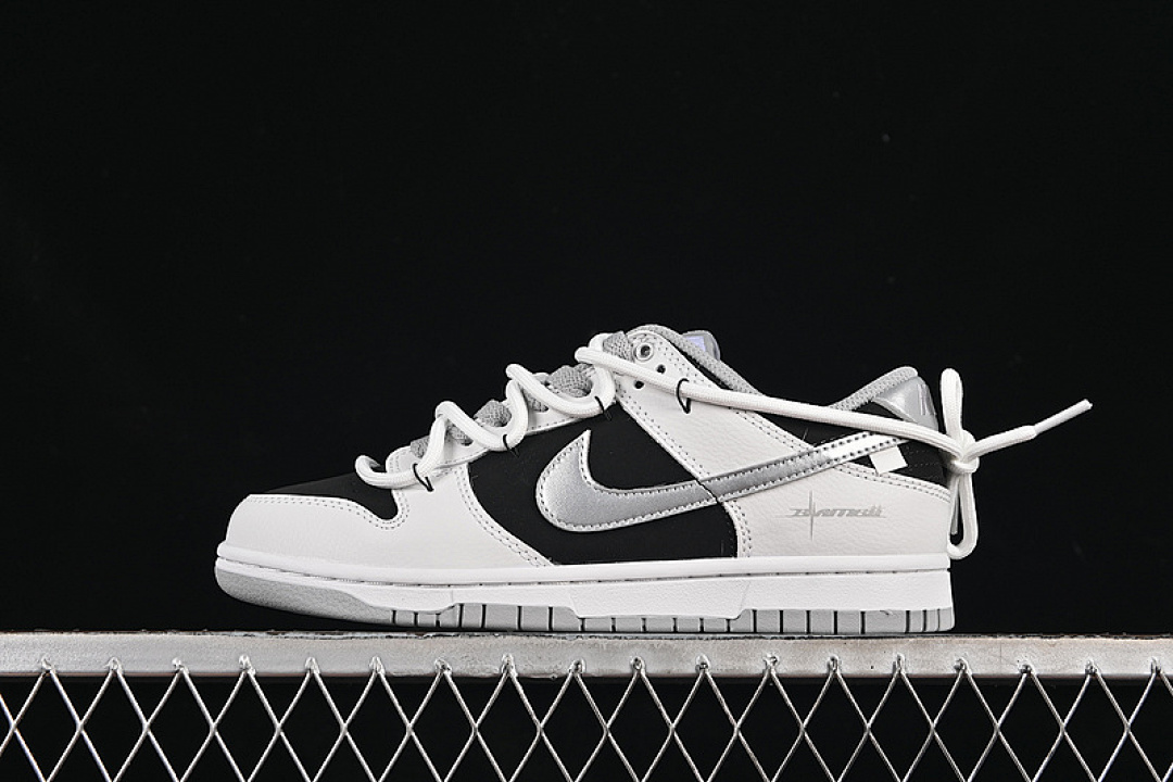 Unbranded [WS0414-025]-[SB DUNK LOW JUST DO IT BLACK/SILVER/WHITE]-[WOMAN:36-39]-[MAN:40-45], photo 1