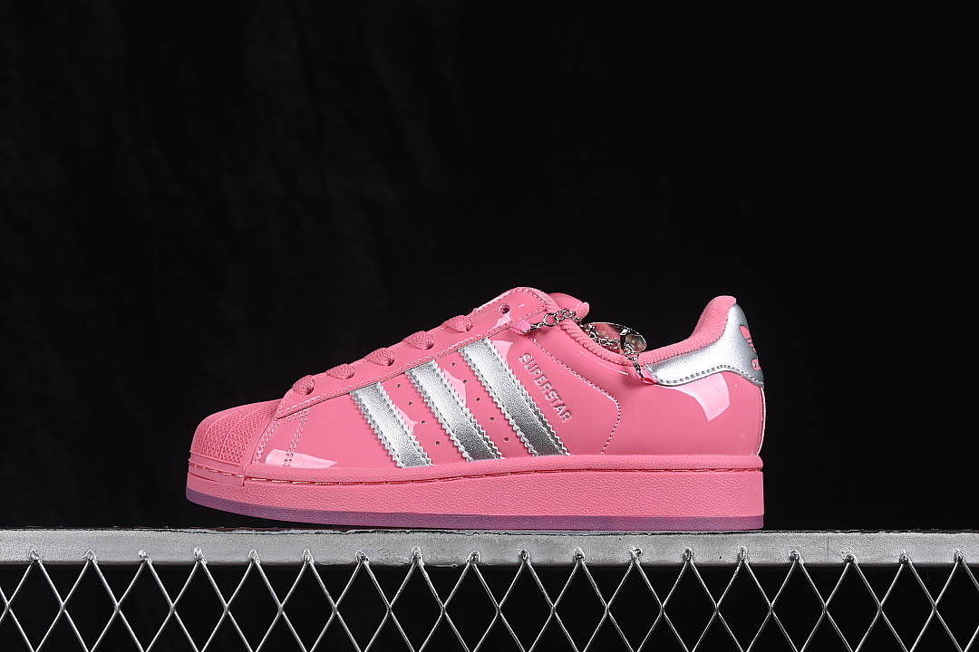 Unbranded [KJ0086]-[SUPERSTAR II SHELL TOE CASUAL SNEAKERS LIGHT PINK/SILVER]-[WOMAN:35-39]-[MAN:40], photo 1