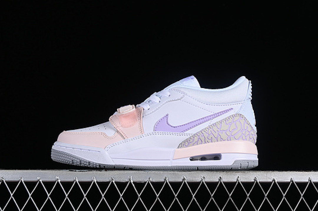 Jordan [HF0747-151]-[AIR JORDAN LEGACY AJ312 LOW WHITE/GREY/PURPLE/PINK]-[WOMAN:36-39]-[MAN:40-47.5], photo 1