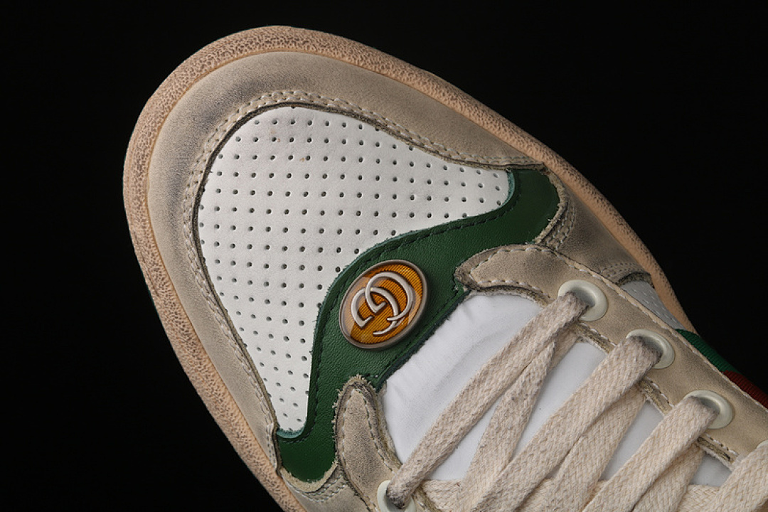 Gucci [GU*CCI ACE EMBROIDERED LOW-TOP SNEAKER BEIGE/WHITE/GREEN]-[UNISEX:35-44] - Image 10